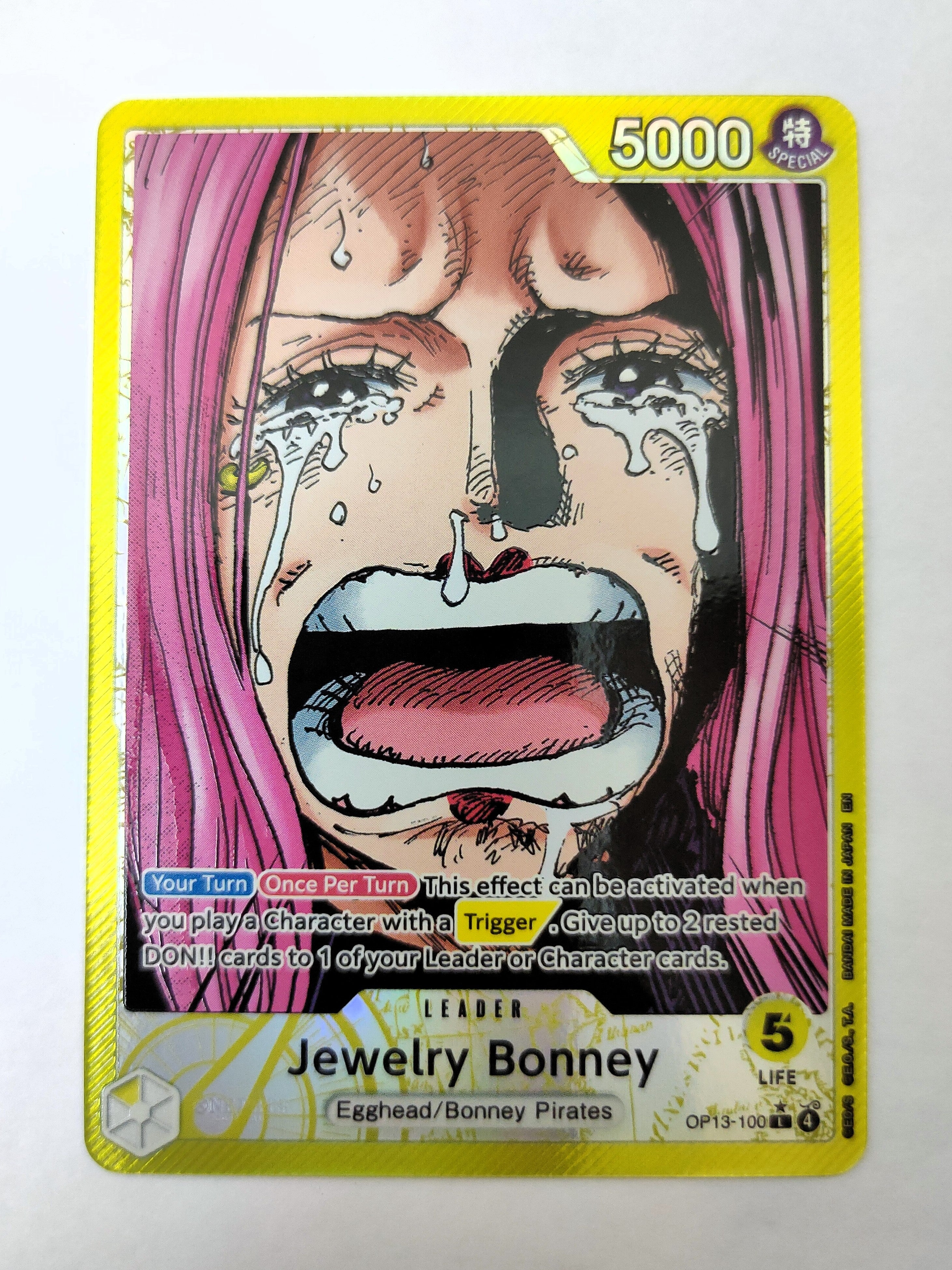 Jewelry Bonney (100) (Alternate Art) L OP13-100