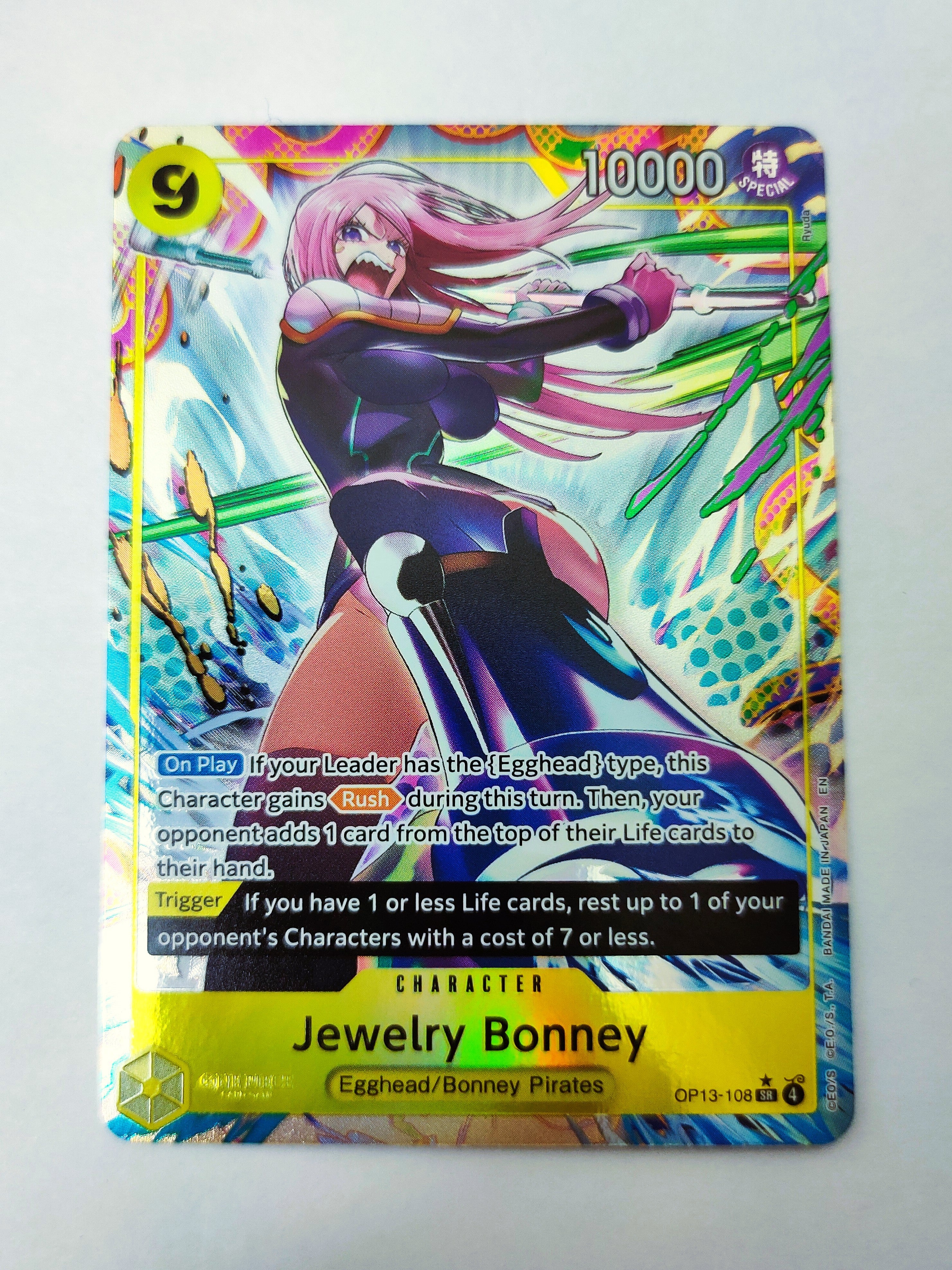 Jewelry Bonney (108) (Alternate Art) SR OP13-108