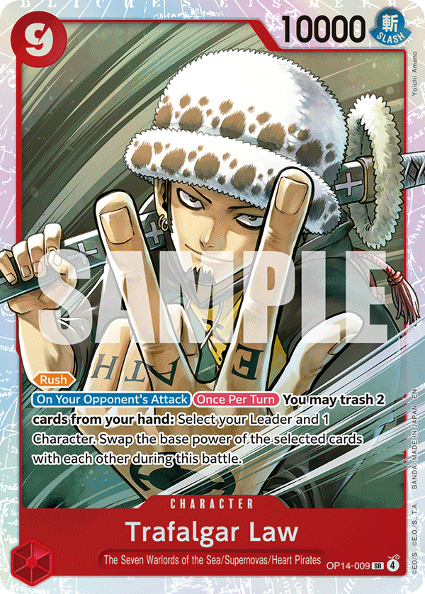 OP14 - 009 Trafalgar Law by PlayVault on MYNTED