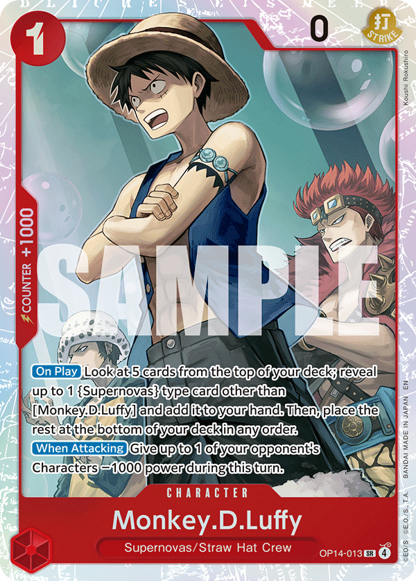 OP14 - 013 Monkey.D.Luffy by PlayVault on MYNTED