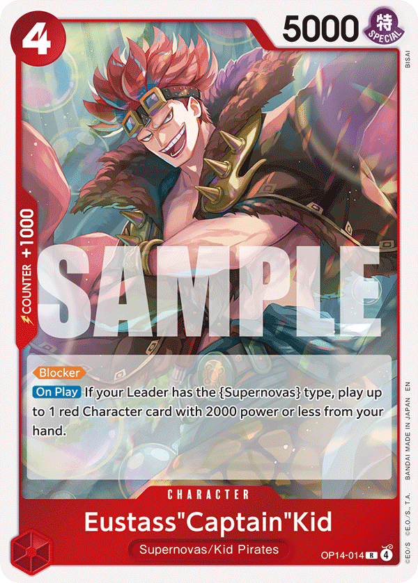 OP14 - 014 Eustass "Captain" Kid by PlayVault on MYNTED