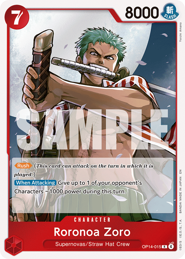 OP14 - 015 Roronoa Zoro by PlayVault on MYNTED
