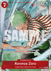OP14 - 015 Roronoa Zoro Alt Art by PlayVault on MYNTED