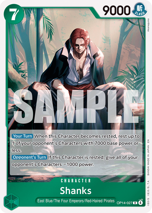 OP14 - 027 Shanks by PlayVault on MYNTED