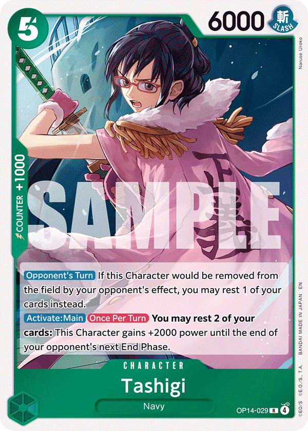 OP14 - 029 Tashigi by PlayVault on MYNTED