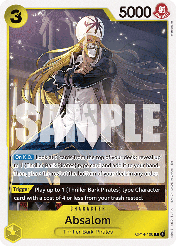 OP14 - 100 Absalom by PlayVault on MYNTED