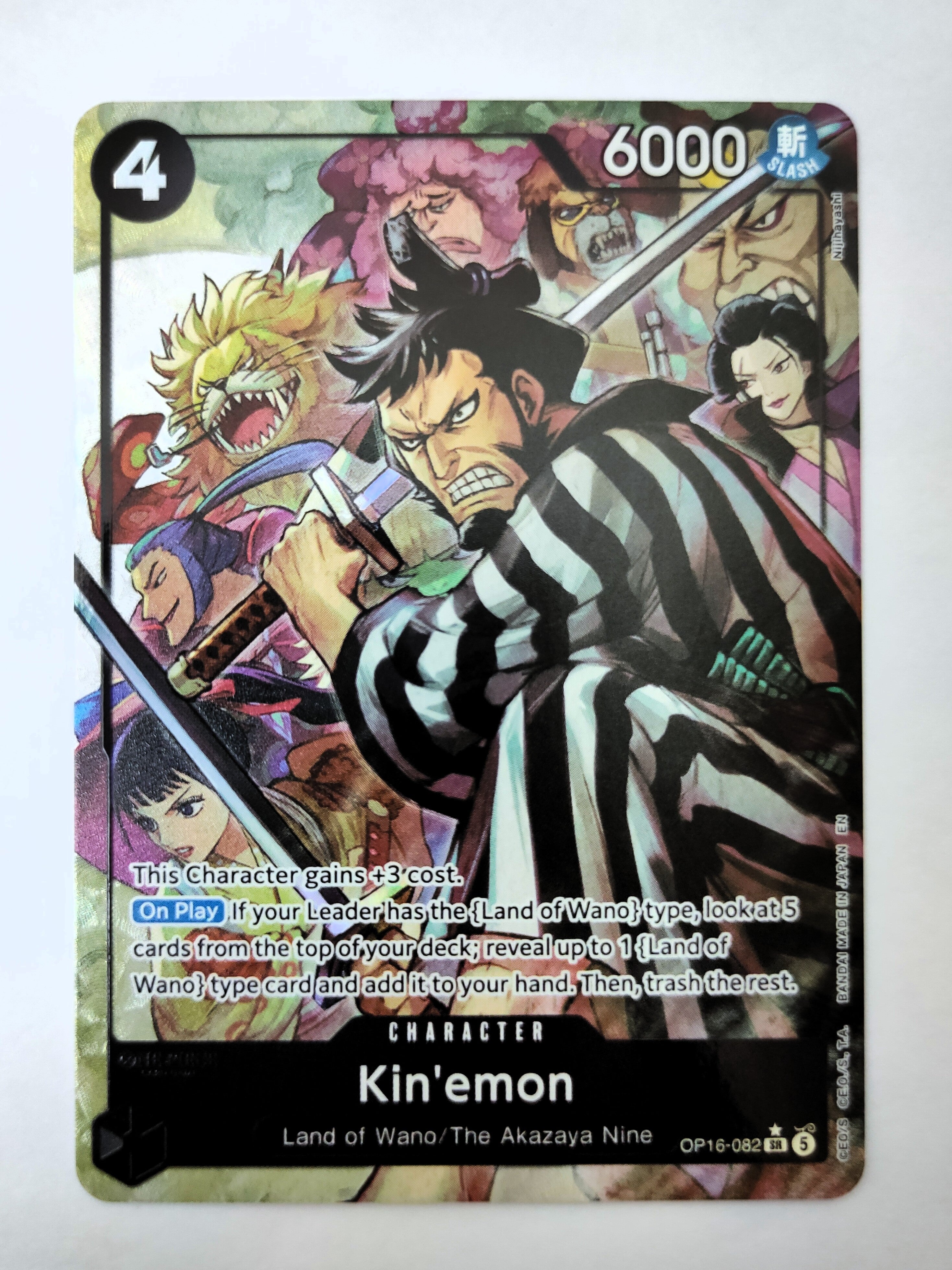 Kin'emon (Alternate Art) SR OP16-082