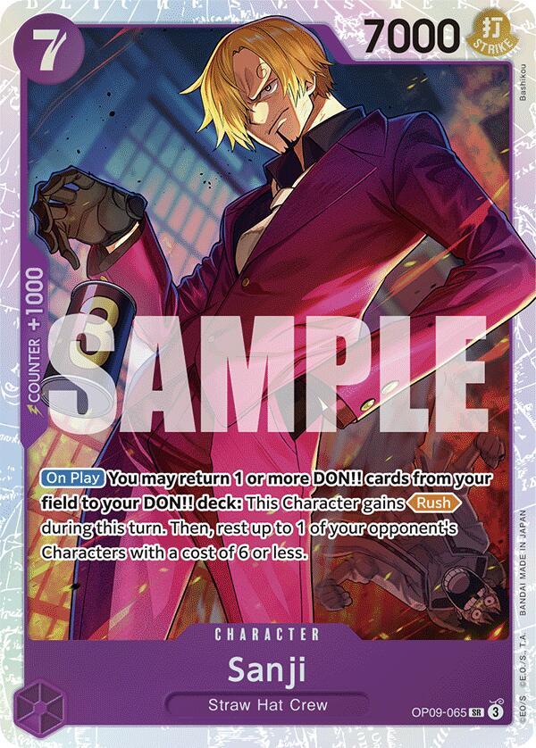 Sanji (065) Emperors in the New World SR OP09-065