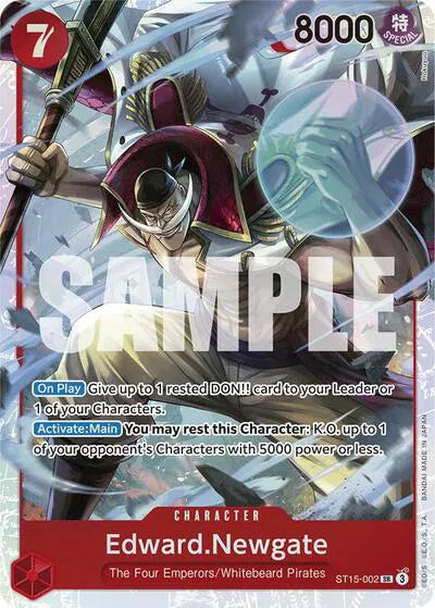 Edward.Newgate (ST15-002) Starter Deck 15: RED Edward.Newgate SR ST15-002