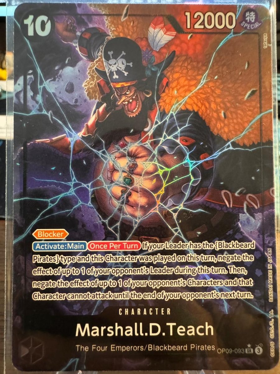 OPCG OP09 - 093 Teach SR Alt Art Emperors in the New World by Desert Pirates on MYNTED