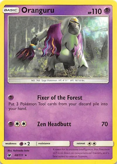 Oranguru 48/111 · Reverse Holofoil (Crimson Invasion) by Aibee TCG on MYNTED