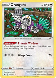 Oranguru (Holofoil) Sword & Shield Base Set Holo Rare 148/202 by PokeSource on MYNTED