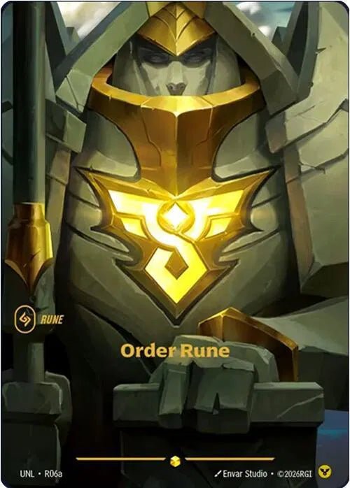 Order Rune (Alternate Art) R06a (Unleashed) by Master X on MYNTED