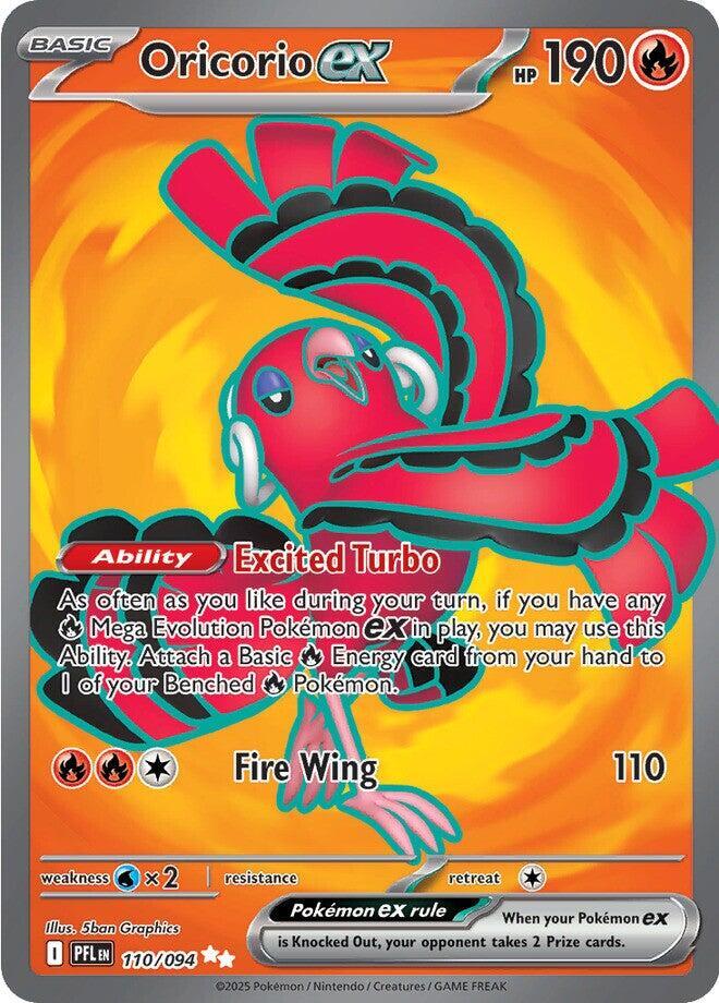 Oricorio ex - 110/094 - ME02: Phantasmal Flames (PFL) by Poké Dubai on MYNTED