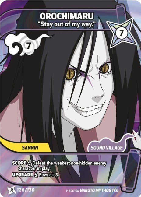 OROCHIMARU 126/130 - R - Naruto Mythos by Shaibz TCG on MYNTED
