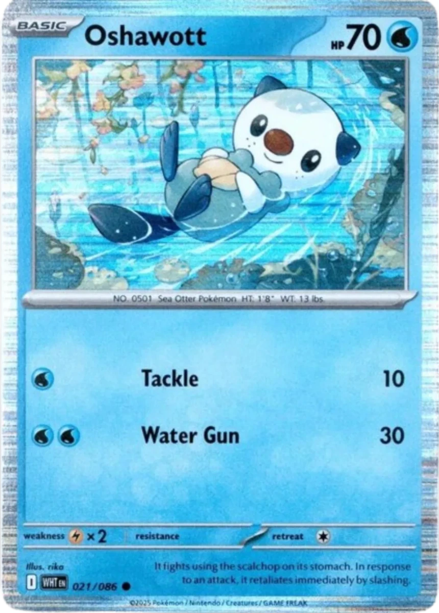 Oshawott 021/086 (Miscellaneous Cards & Products) by The Marines Store on MYNTED