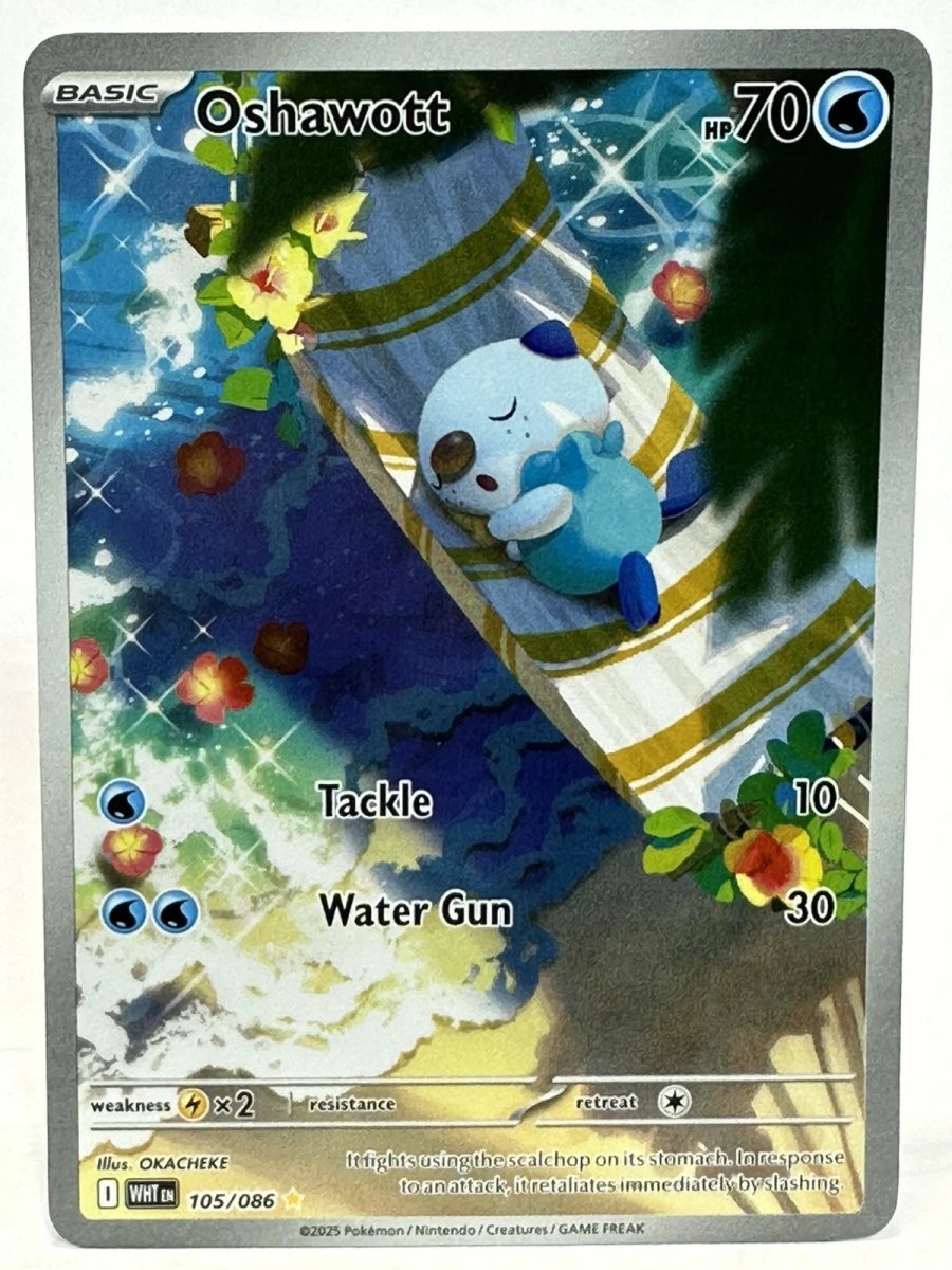 Oshawott - 105/086 - SV: White Flare (WHT) by SAFAQATI on MYNTED