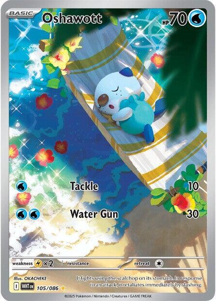 Oshawott - 105/086 - SV: White Flare (WHT) by The Greatest on MYNTED