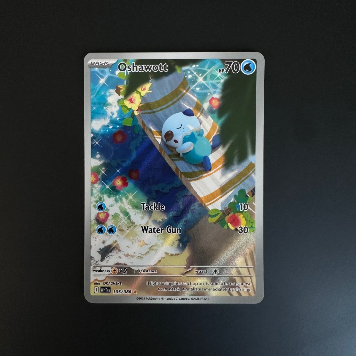 Oshawott - 105/086 - SV: White Flare (WHT) by The Greatest on MYNTED