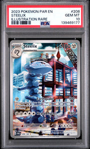 PSA 10 Steelix Paradox Rift Illustration Rare 208/182