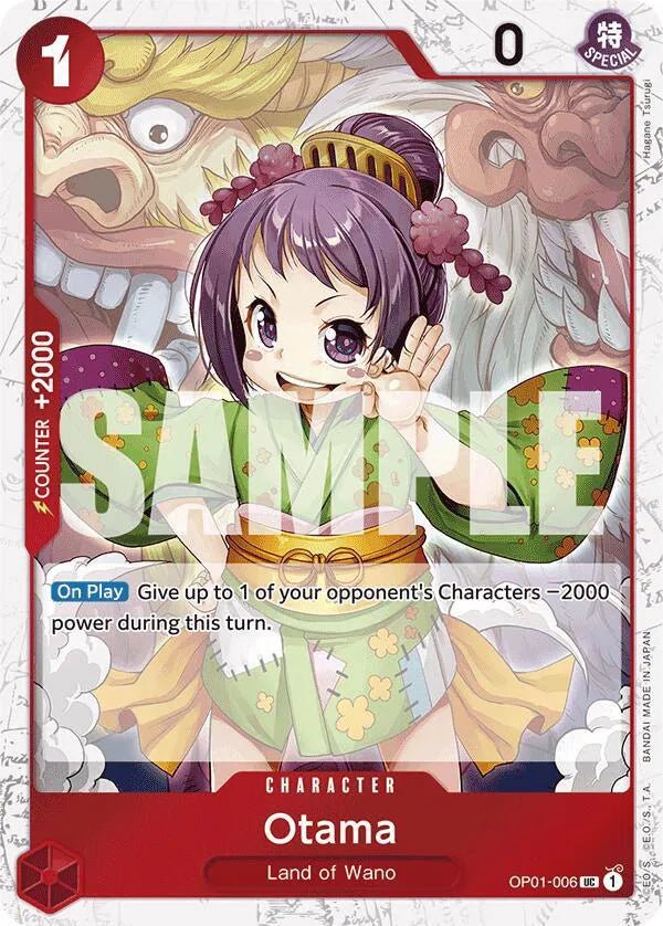 Otama (Jolly Roger Foil) Premium Booster UC OP01 - 006 by Schmutzfink TCG on MYNTED