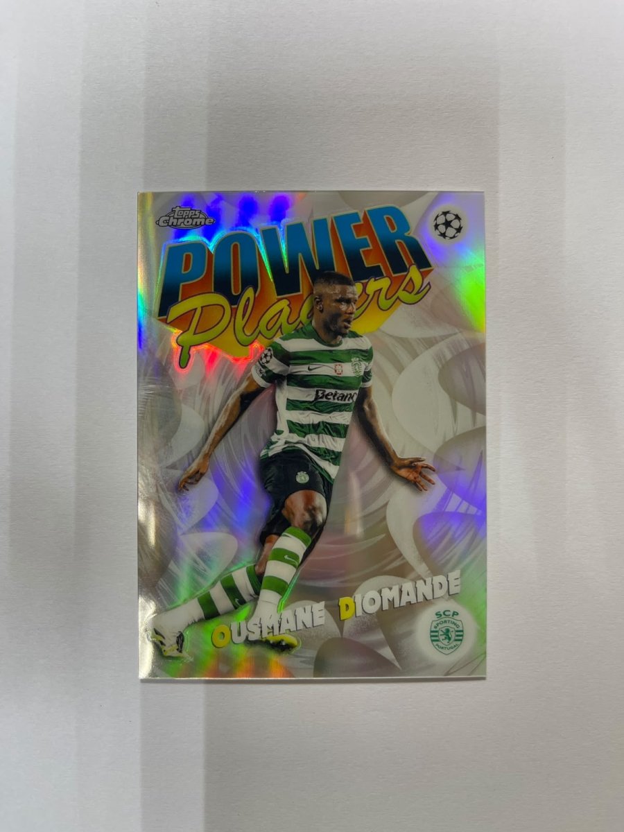Ousmane Diomande - Topps Chrome UEFA Club Competitions - Power Players by Card Market Ahuy on MYNTED