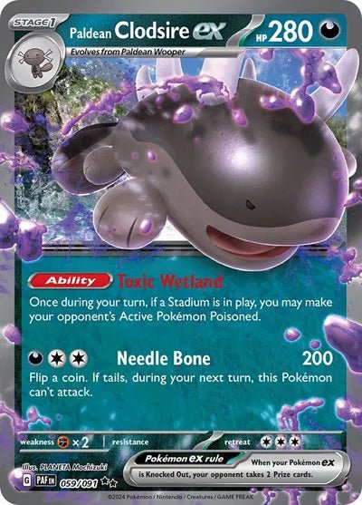 Paldean Clodsire ex 059/091 (Paldean Fates) by Schmutzfink TCG on MYNTED