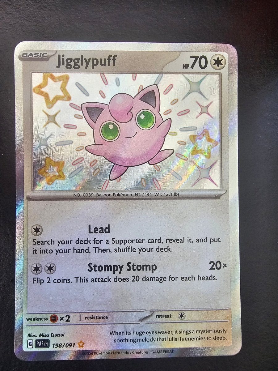 Paldean Fates Jigglypuff 198/091 by PlayVault on MYNTED