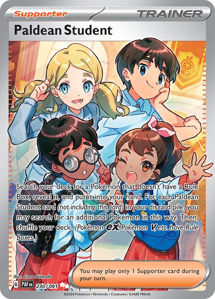Paldean Student - 230/091 - SV: Paldean Fates (PAF) by Poké Dubai on MYNTED