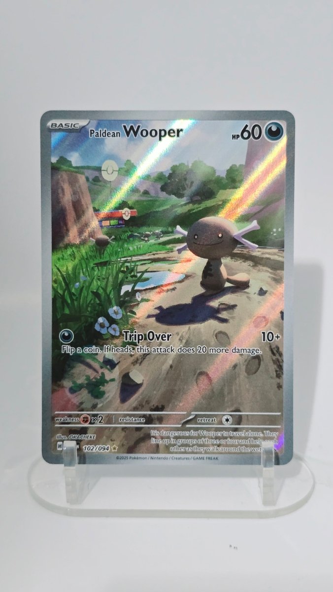 Paldean Wooper - Phantasmal Flames - IR 102/094 - English by MechaKai Collectibles on MYNTED