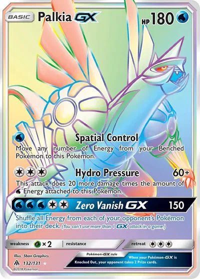Palkia GX (Secret) - Forbidden Light - SR 132 - English by MechaKai Collectibles on MYNTED