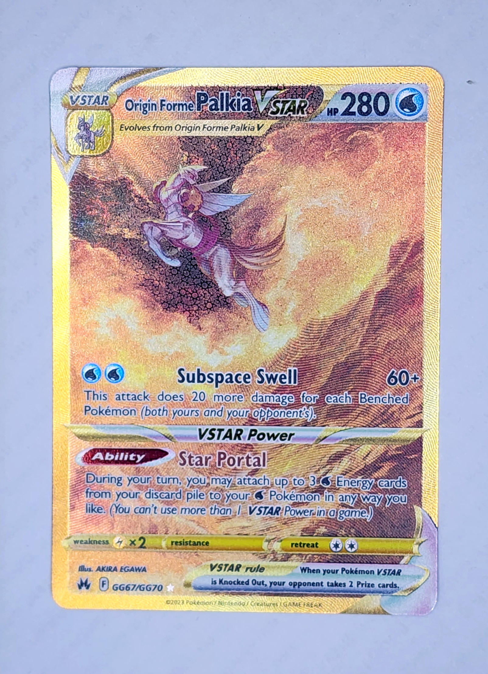 Origin Forme Palkia VSTAR (Secret) GG67/GG70