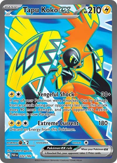 Paradox Rift Tapu Koko Ex 222/182 by PlayVault on MYNTED