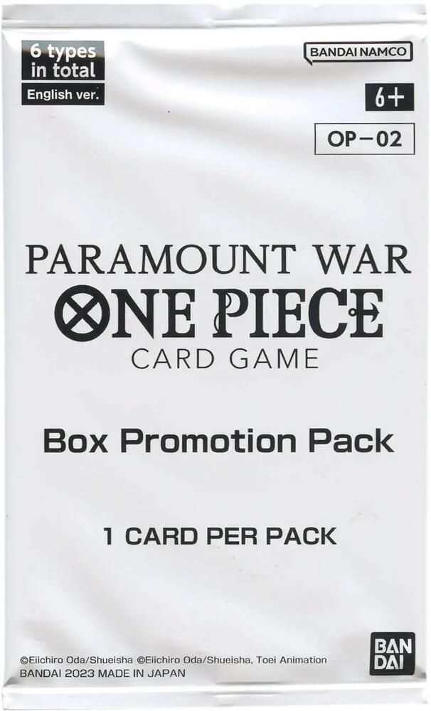 Paramount War Box Promotion Booster - Guranteed full art card from OP02! by TCGDON on MYNTED