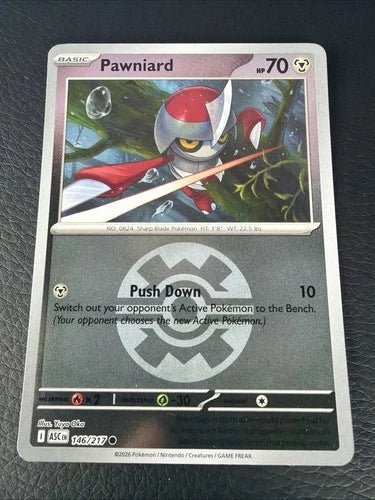 Pawniard 146/217 - Ascended Heroes - Quick Ball Pattern by Light Collectibles on MYNTED