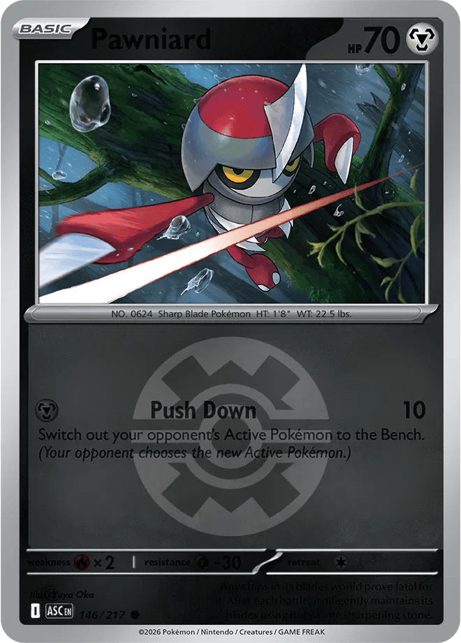 Pawniard (Quick Ball) 146/217 (Ascended Heroes) by Meeho Collectz on MYNTED