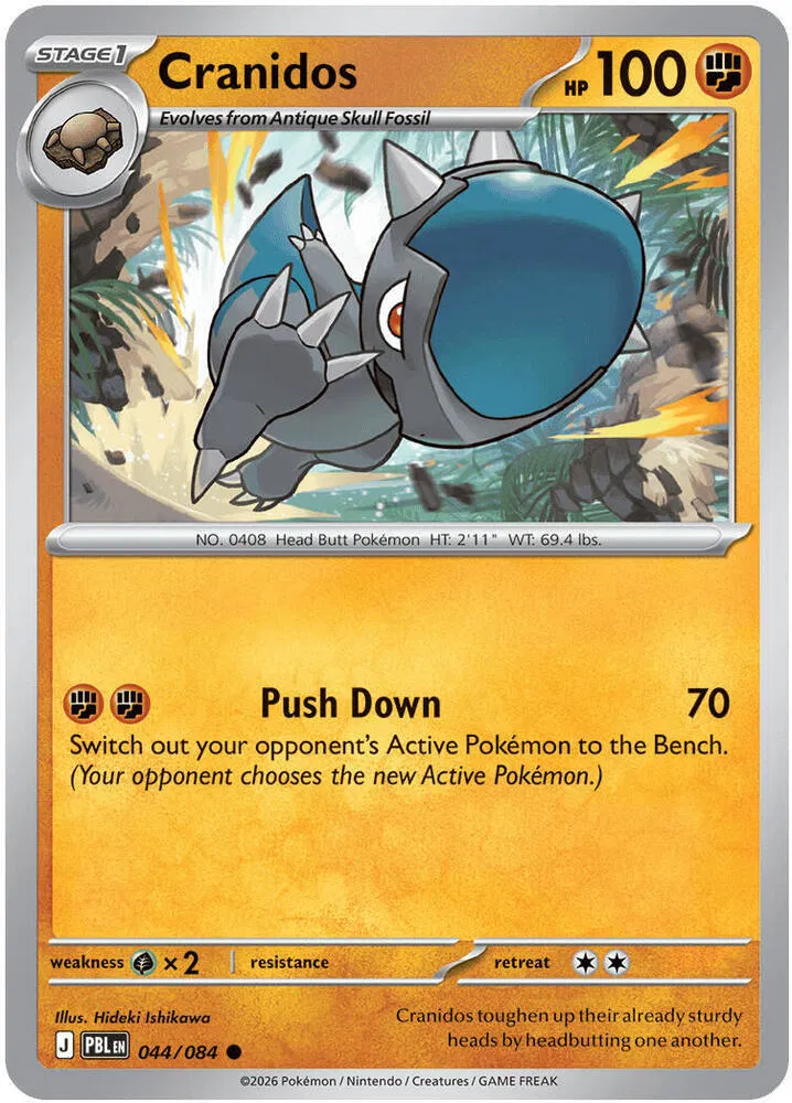 Cranidos Pitch Black Common 044/084