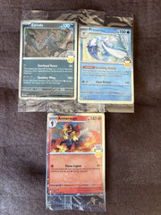 Pokemon Pitch Black Stamped Store Promos (SEALED) -  Complete Set of 3