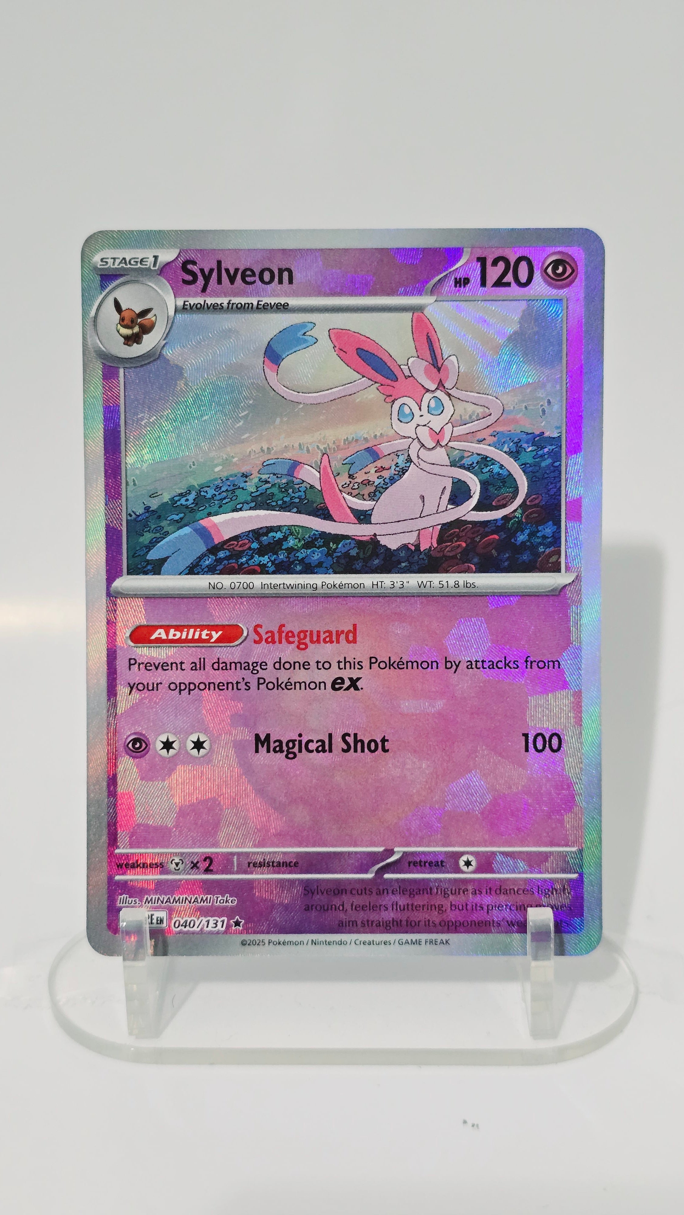 Sylveon (Master Ball Pattern) - Prismatic Evolutions - Rare 040/131 - English