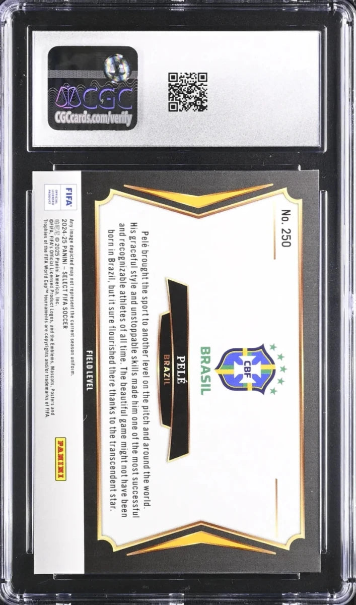 Pele, Panini, Select FIFA, 2024-25, 250, CGC 10 by Collexionis on MYNTED