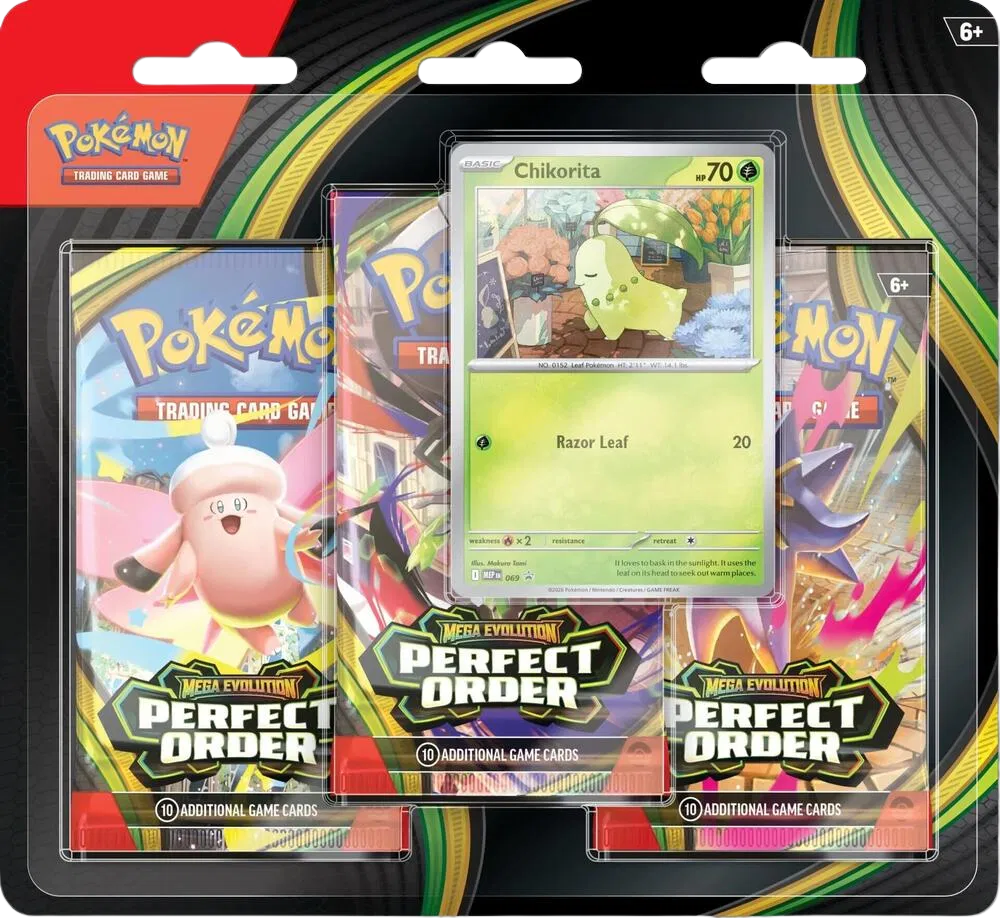 Perfect Order 3 Pack Blister [Chikorita] by MechaKai Collectibles on MYNTED