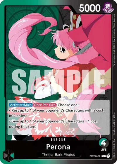 Perona (021) Wings of the Captain L OP06 - 021 by Schmutzfink TCG on MYNTED