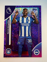 Pervis Estupiñán 76 Purple Sparkle 097/199 — 2025 - 26 Topps Premier League — Brighton & Hove Albion by KitRoom Cards on MYNTED