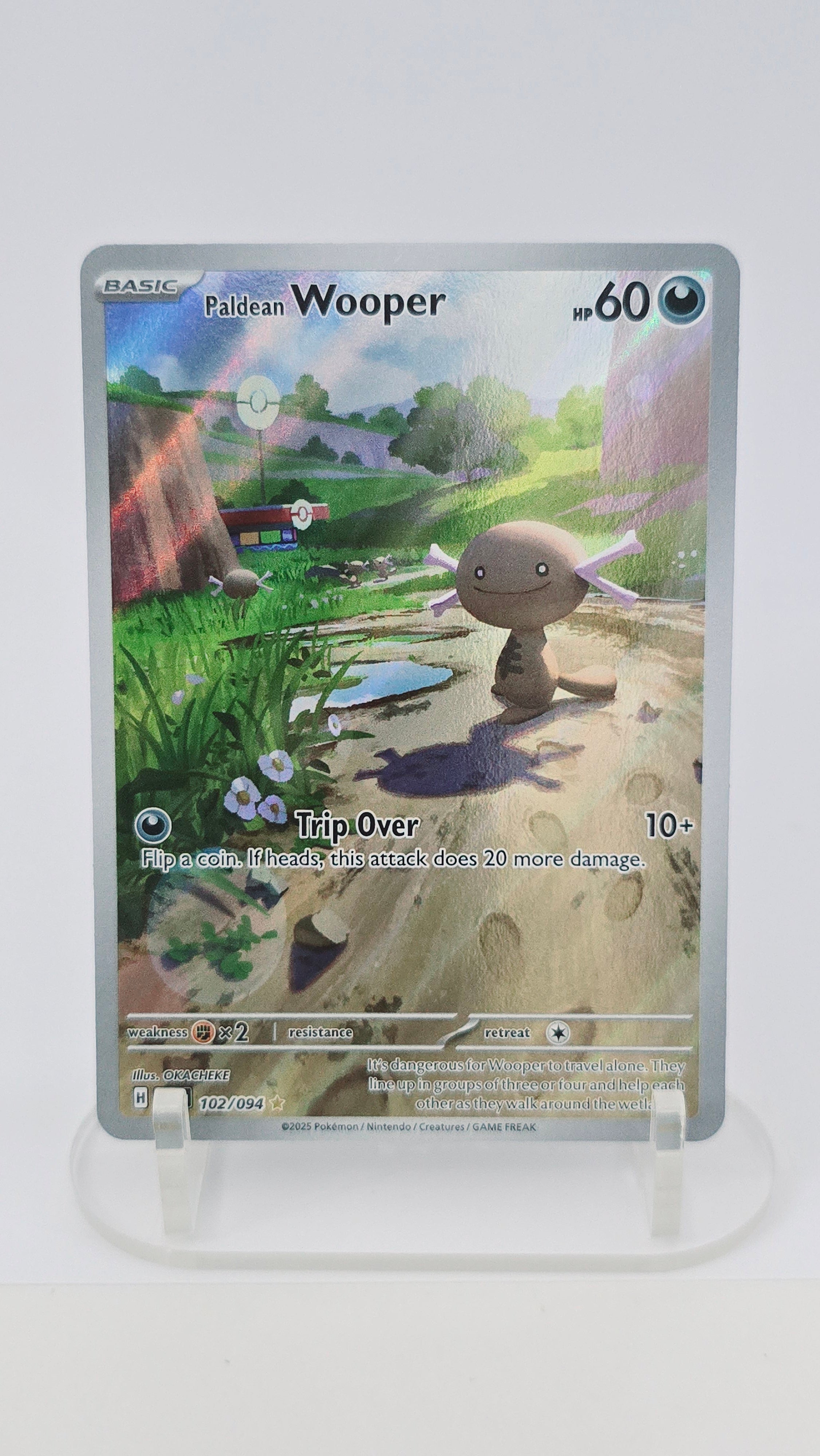 Paldean Wooper - Phantasmal Flames - IR 102/094 - English