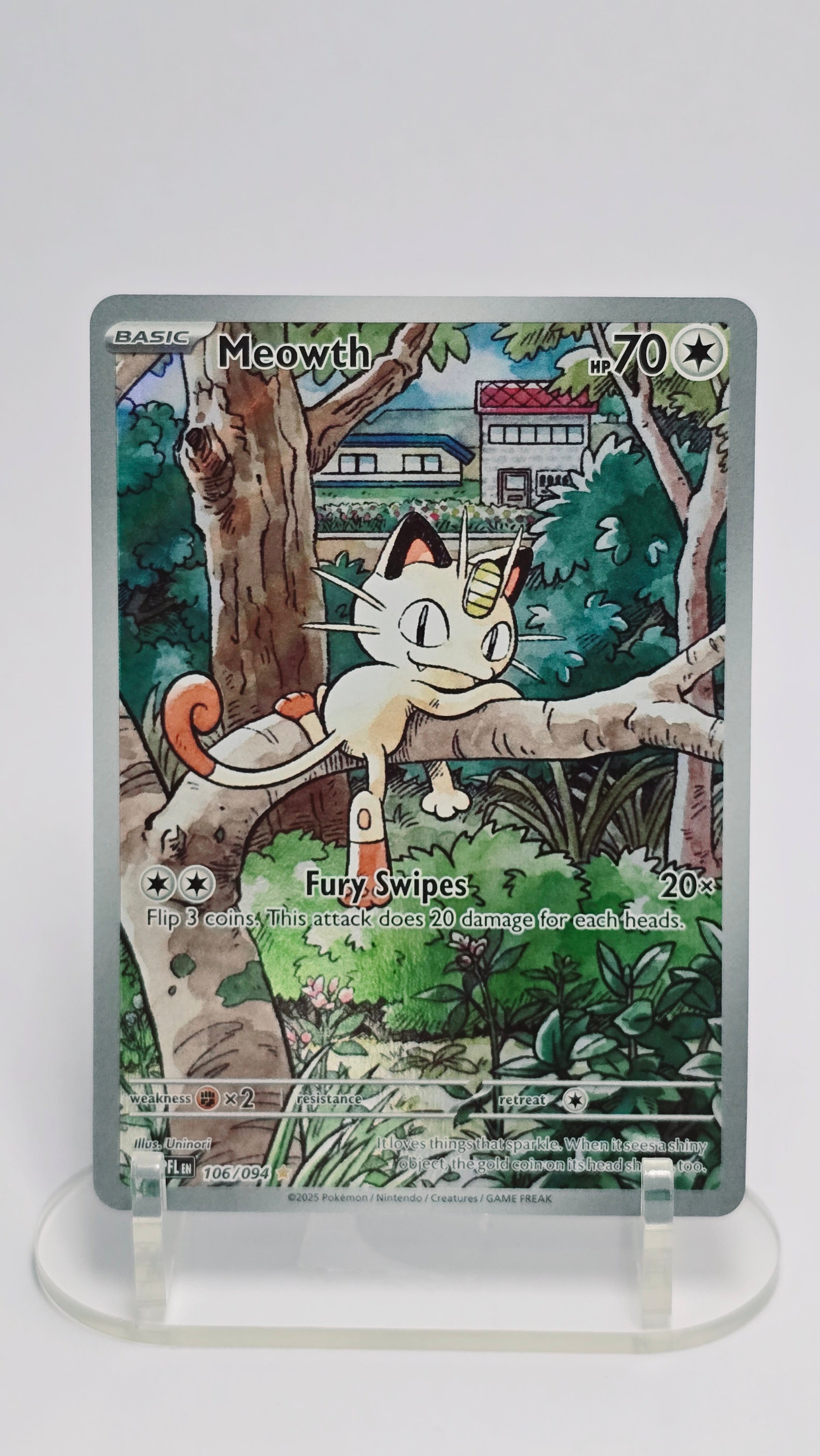 Meowth - Phantasmal Flames - IR 106/094 - English