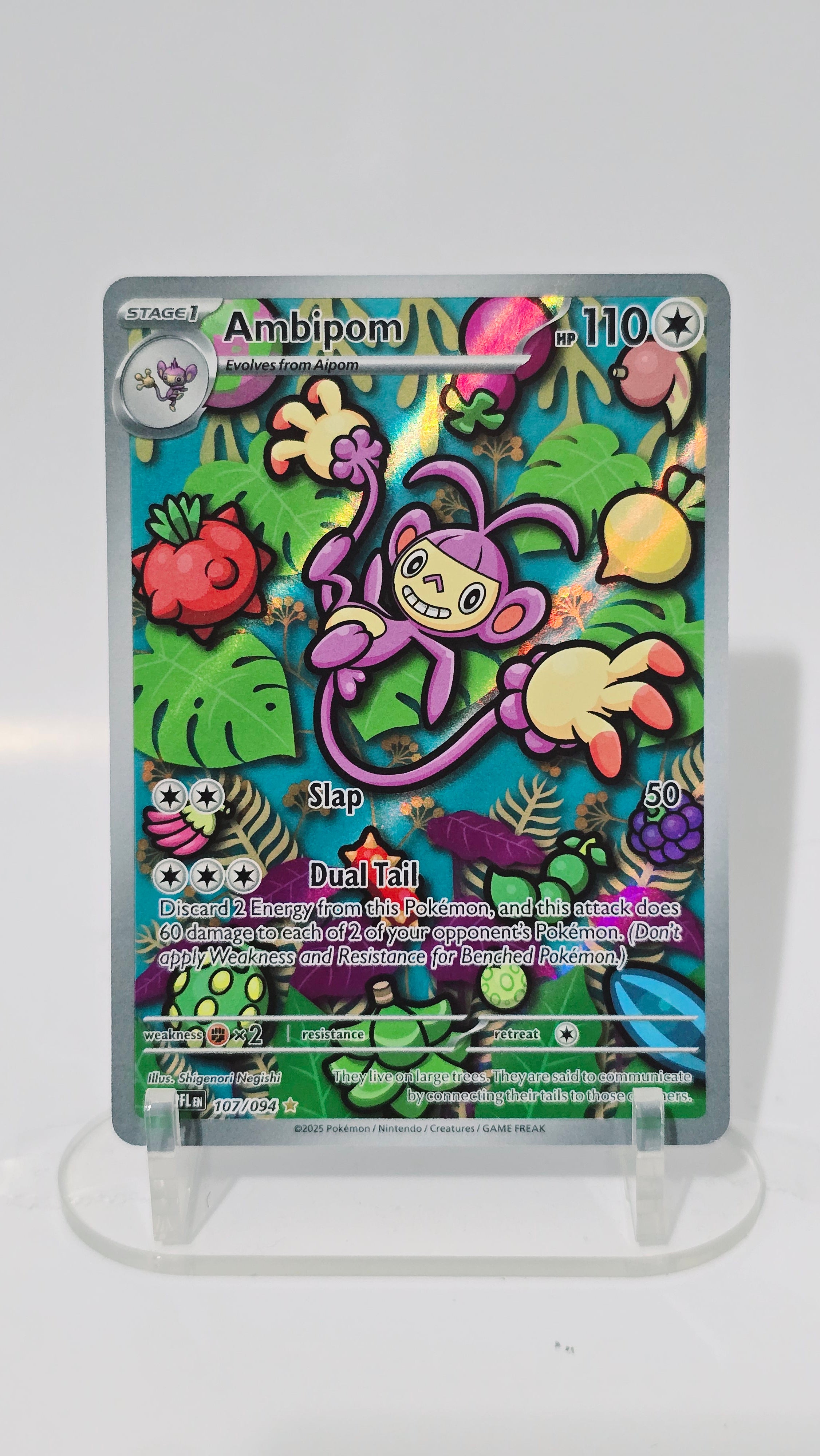 Ambipom - Phantasmal Flames - IR 107/094 - English