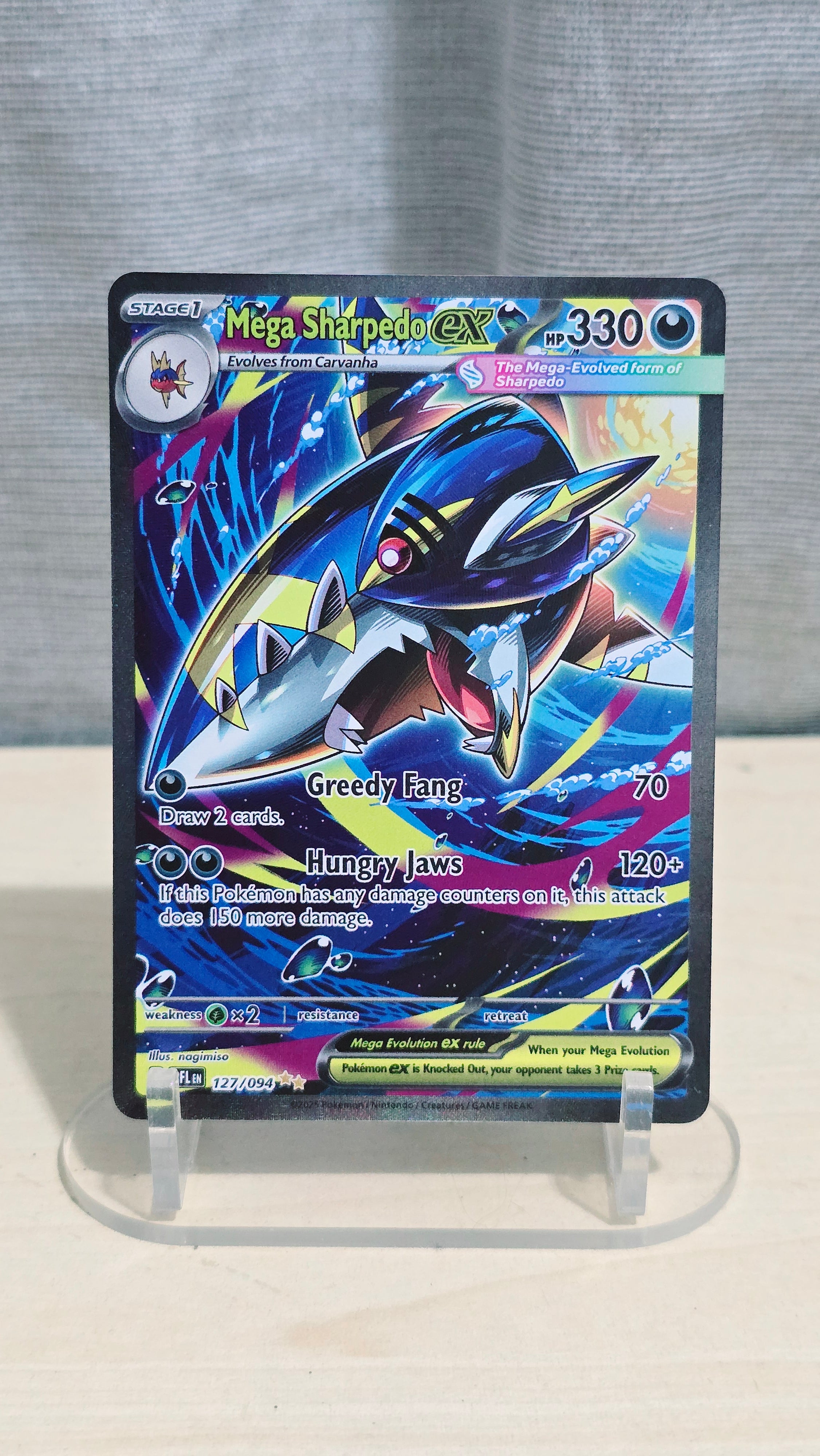 Mega Sharpedo ex - Phantasmal Flames - SIR 127/094 - English