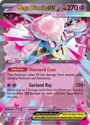 Mega Diancie ex Phantasmal Flames Double Rare 041/094