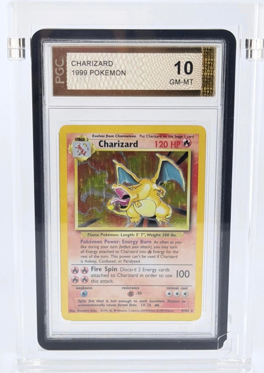 PGC 10 1999 Pokemon // Charizard 4/102 Holo WOTC // Base Set Unlimited by ICONTCG on MYNTED