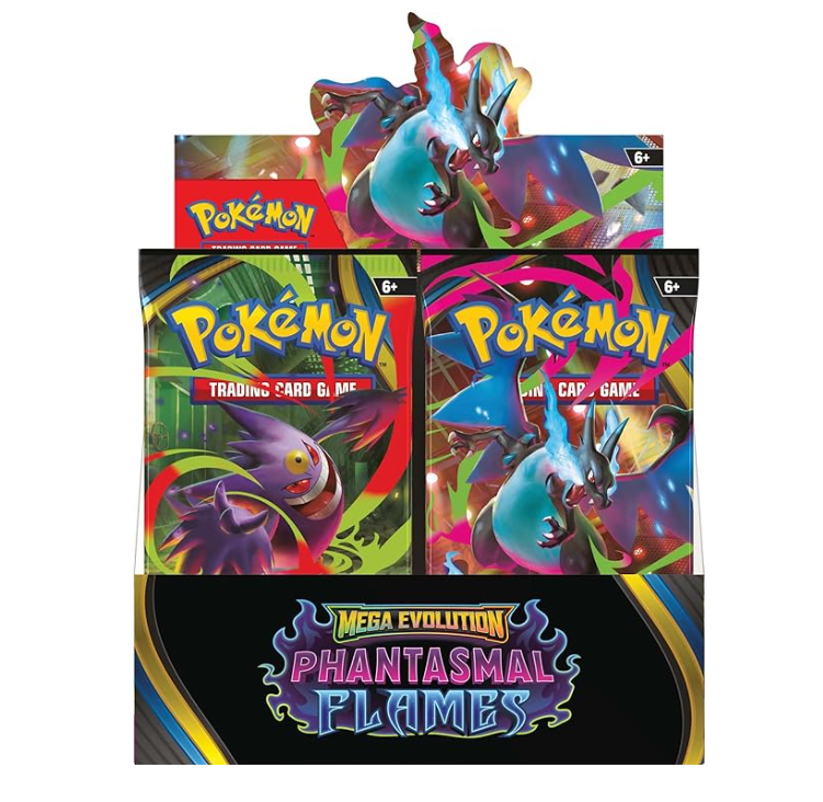 Phantasmal  Flames  Booster Box Sealed  w/ Acrylic Case Included Mint Condition